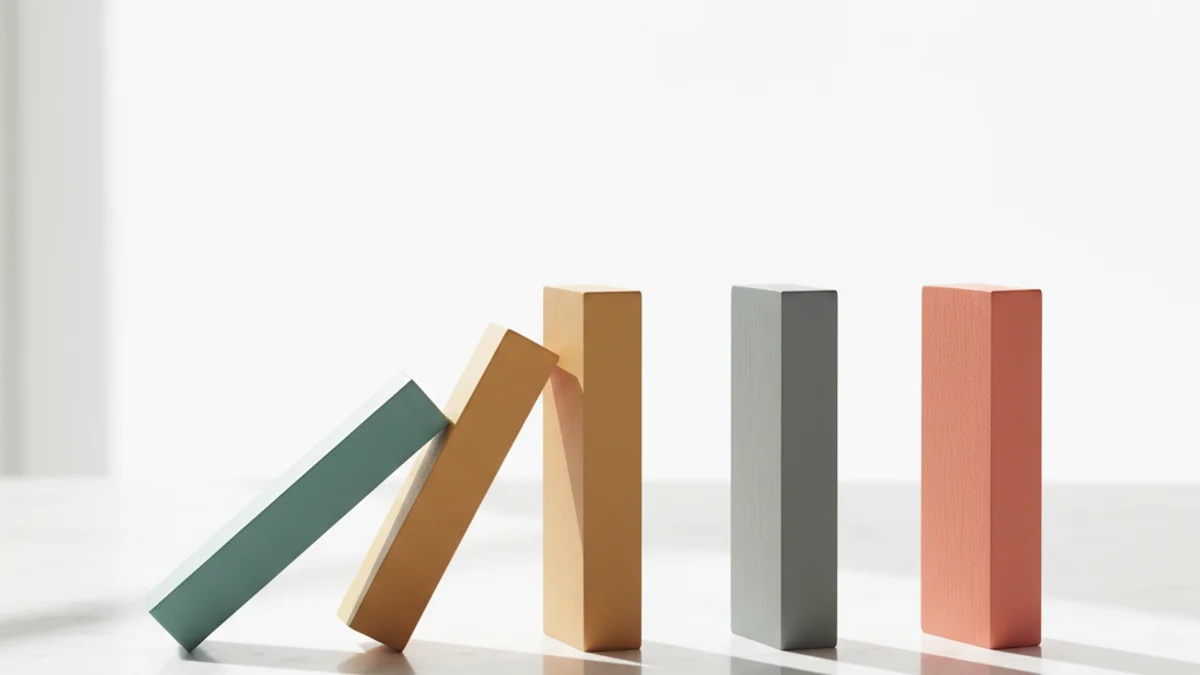 Mesa com pasta de cliente aberta, sticky notes coloridos com lembretes de follow-up e caderno mostrando etapas de avaliação de CRM