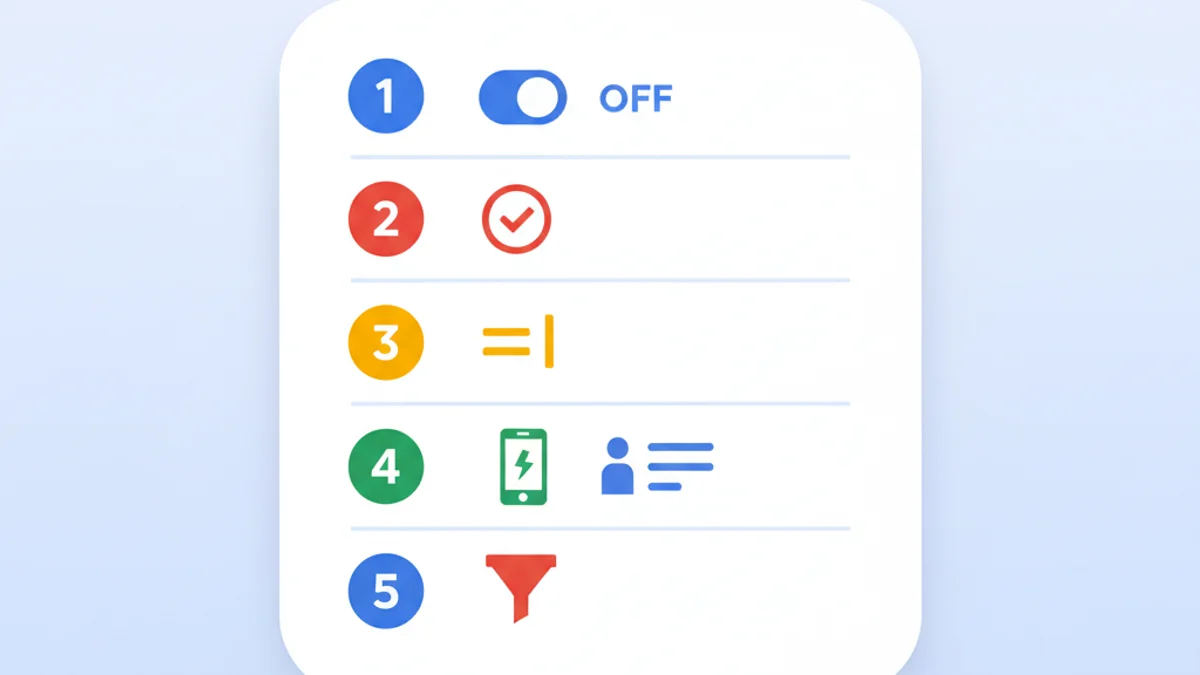 Checklist diagnóstico visual de 6 pontos para campanhas de anúncios sem resultado