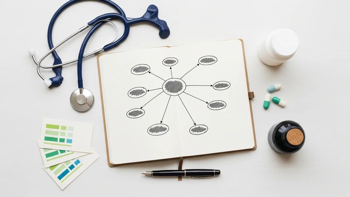 Ilustração representando palavras-chave para saúde: guia prático 2026 — artigo do blog givanildo.com.br