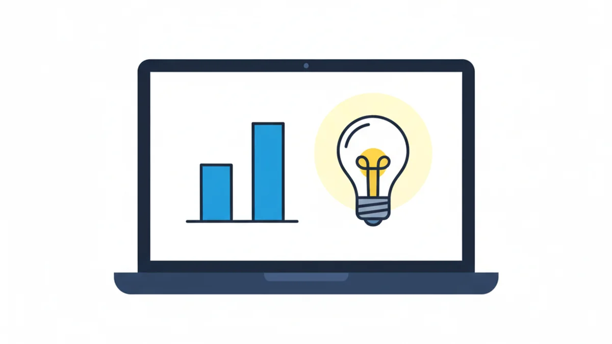 Visão aérea de mesa de escritório com notebook aberto mostrando funil de vendas e smartphone com WhatsApp ao lado