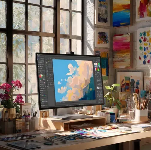 Ferramenta de criação de conteúdo visual: Transforme suas ideias em arte
