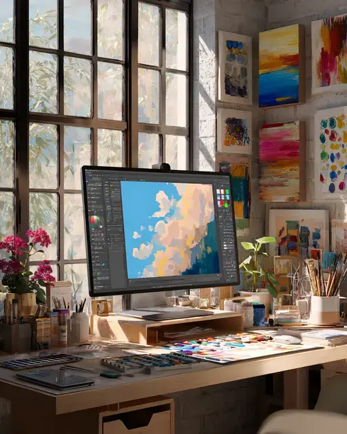 Ferramenta de criação de conteúdo visual: Transforme suas ideias em arte