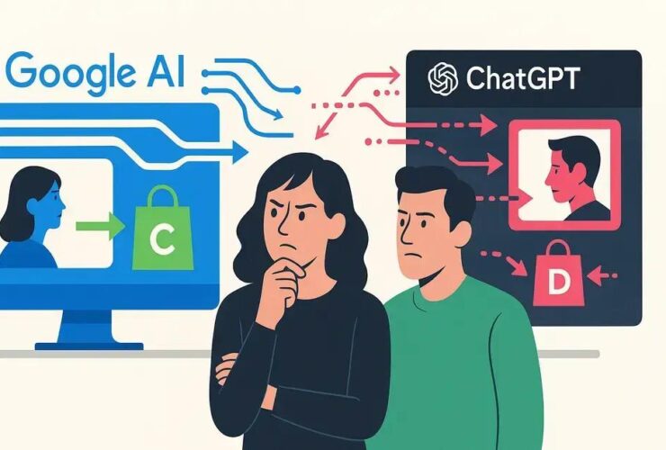 Desvendando a Fragmentação nas Recomendações de Marcas em Busca por IA