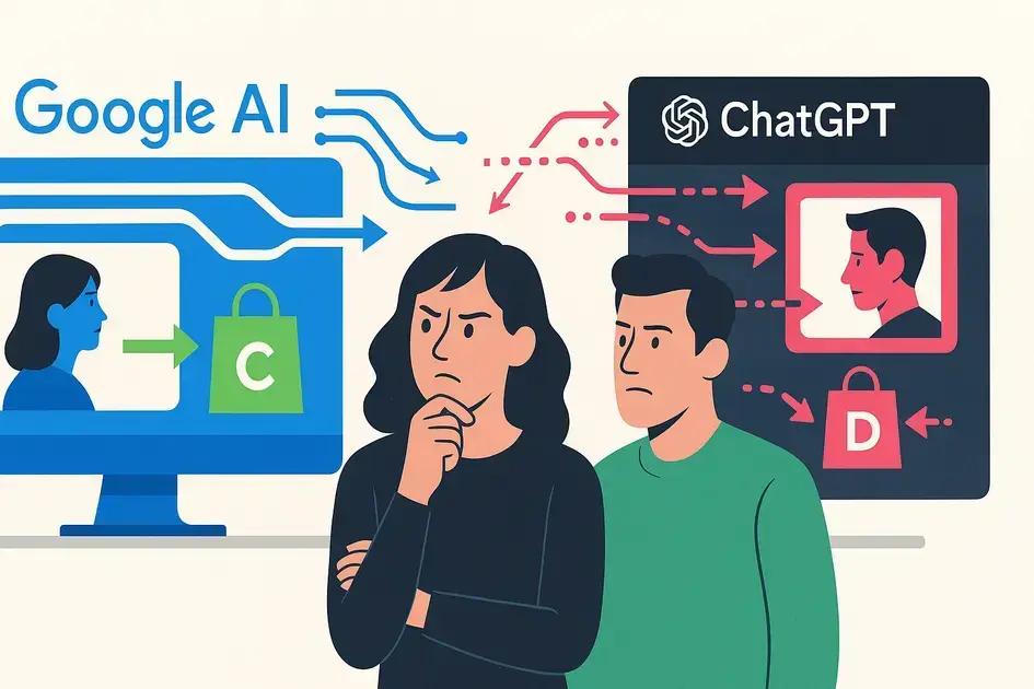 Desvendando a Fragmentação nas Recomendações de Marcas em Busca por IA
