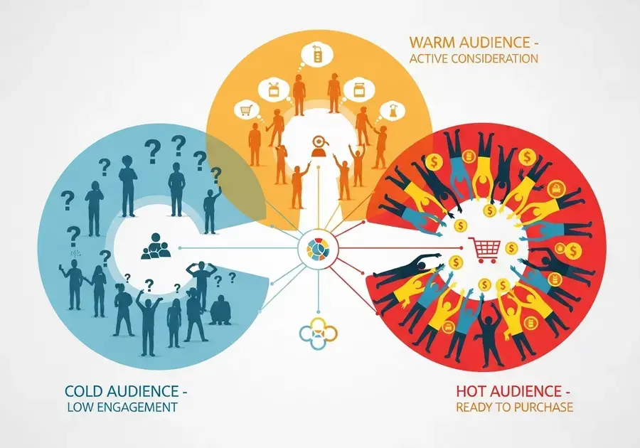 Segmentação de Público: Frio, Morno e Quente