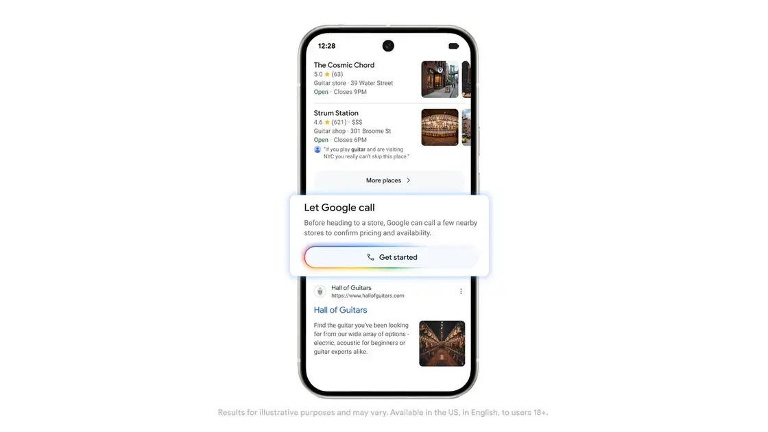 Descubra como a chamada agentiva do Google pode facilitar suas compras locais